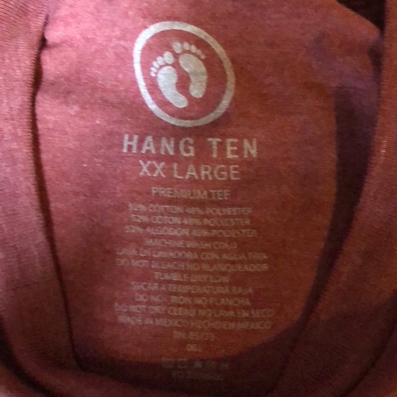 NWT MENS HAWAIIAN 🏄 HANG TEN T-SHIRT XL & XXL - Picture 3 of 3